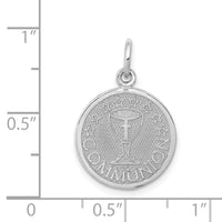 Load image into Gallery viewer, 14k White Gold Communion Charm

