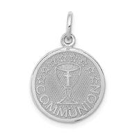 Load image into Gallery viewer, 14k White Gold Communion Charm
