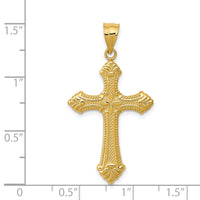 Load image into Gallery viewer, 14k Polished Cross Pendant
