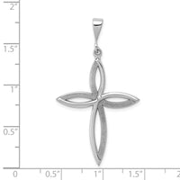 Load image into Gallery viewer, 14k White Gold Passion Cross Pendant
