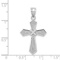 Load image into Gallery viewer, 14k White Gold Passion Cross Pendant
