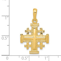 Load image into Gallery viewer, 14k Jerusalem Cross Pendant
