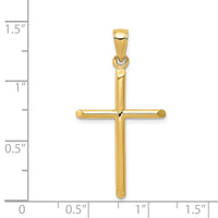 Load image into Gallery viewer, 14k Polished Cross Pendant
