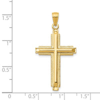 Load image into Gallery viewer, 14k Polished Cross Pendant
