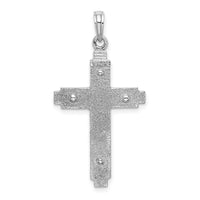 Load image into Gallery viewer, 14k White Gold Polished Cross Pendant
