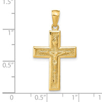 Load image into Gallery viewer, 14k Polished Crucifix Pendant
