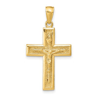 Load image into Gallery viewer, 14k Polished Crucifix Pendant
