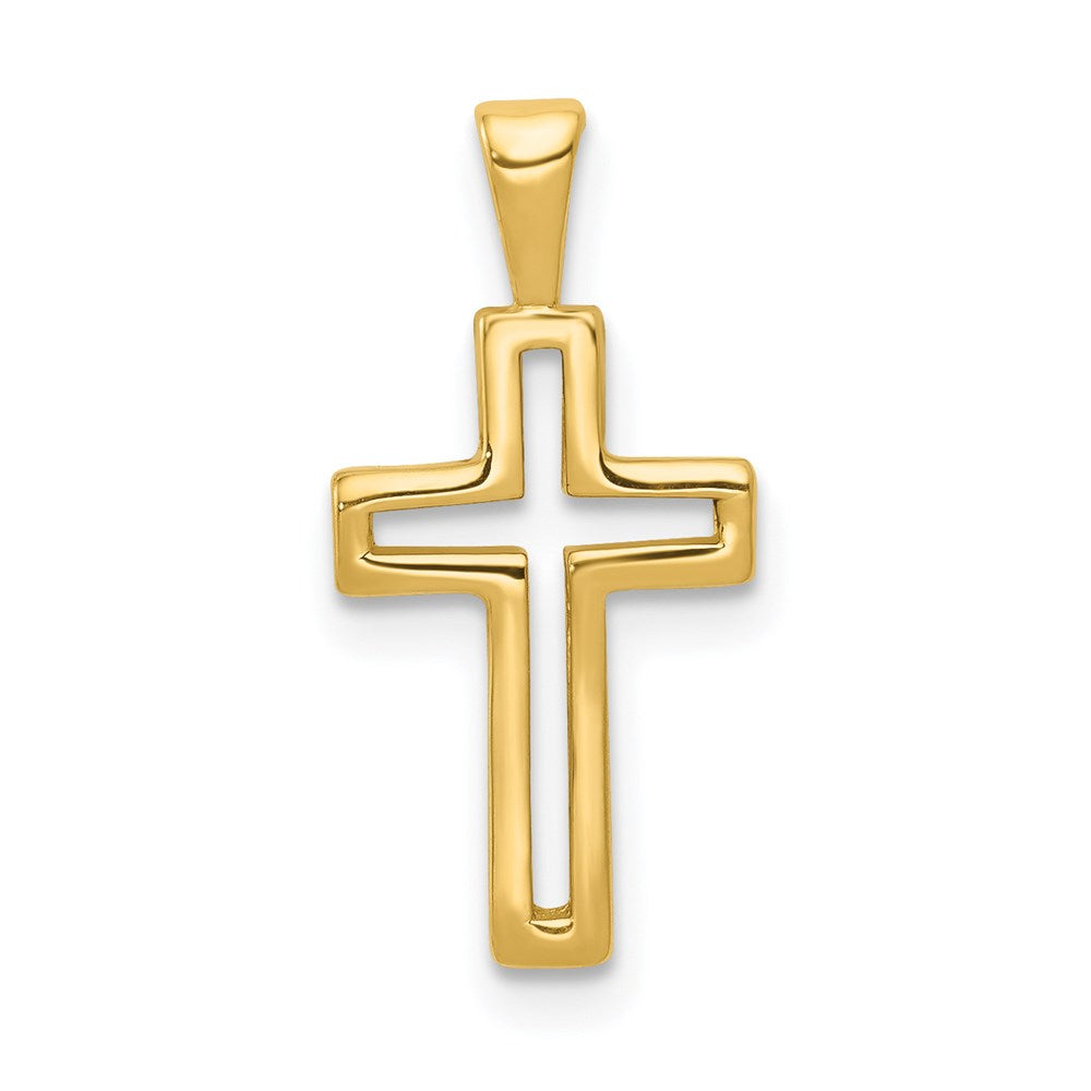 14k Cross Charm