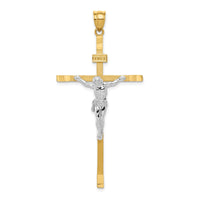 Load image into Gallery viewer, 14k Two-tone Crucifix Pendant
