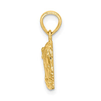 Load image into Gallery viewer, 14k Girl Head Charm
