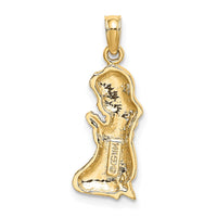 Load image into Gallery viewer, 14k Praying Girl Charm
