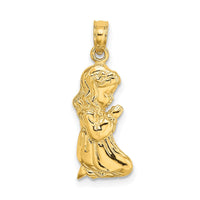 Load image into Gallery viewer, 14k Praying Girl Charm
