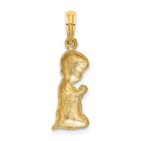 Load image into Gallery viewer, 14k Praying Boy Charm

