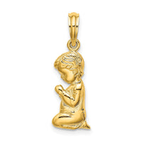 Load image into Gallery viewer, 14k Praying Boy Charm
