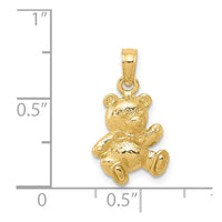 Load image into Gallery viewer, 14k Teddy Bear Charm
