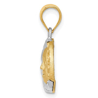 Load image into Gallery viewer, 14k Two-tone Sun and Moon Charm
