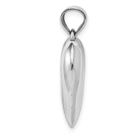 Load image into Gallery viewer, 14k White Gold Polished 3D Puffed Heart Pendant
