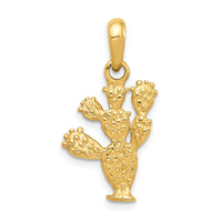 Load image into Gallery viewer, 14k 3-D Cactus Pendant
