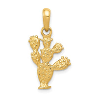 Load image into Gallery viewer, 14k 3-D Cactus Pendant
