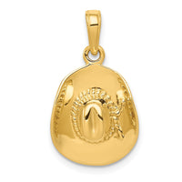 Load image into Gallery viewer, 14k 3-D Cowboy Hat Pendant
