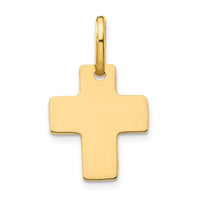 Load image into Gallery viewer, 14k Polished Cross Charm
