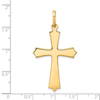 Load image into Gallery viewer, 14k Polished Cross Pendant
