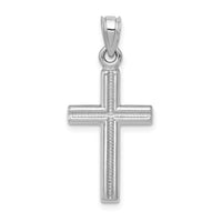 Load image into Gallery viewer, 14k White Gold Cross Pendant

