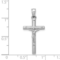 Load image into Gallery viewer, 14k White Gold Crucifix Pendant
