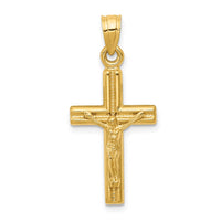 Load image into Gallery viewer, 14k Hollow Crucifix Pendant
