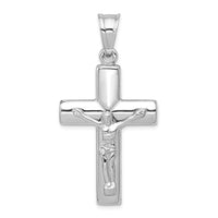Load image into Gallery viewer, 14K White Gold Reversible Crucifix Pendant
