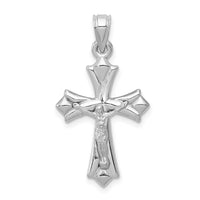 Load image into Gallery viewer, 14K White Gold Reversible Crucifix Pendant
