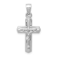 Load image into Gallery viewer, 14K White Gold Reversible Crucifix Pendant
