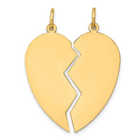 Load image into Gallery viewer, 14K 2 piece Heart Charm Set
