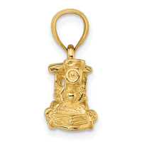 Load image into Gallery viewer, 14k 3-D Locomotive Charm
