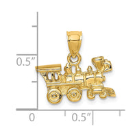 Load image into Gallery viewer, 14k 3-D Locomotive Charm

