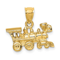 Load image into Gallery viewer, 14k 3-D Locomotive Charm
