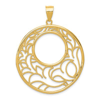Load image into Gallery viewer, 14K Circle Pendant
