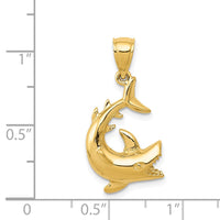 Load image into Gallery viewer, 14K Shark Pendant
