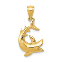 Load image into Gallery viewer, 14K Shark Pendant
