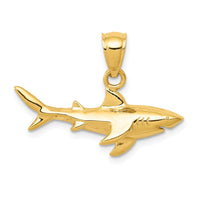 Load image into Gallery viewer, 14K Shark Pendant

