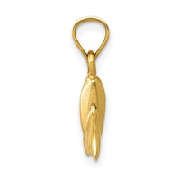 Load image into Gallery viewer, 14K 3D Whale Tail Pendant
