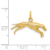 Load image into Gallery viewer, 14k Greyhound Charm
