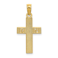 Load image into Gallery viewer, 14k RN Cross Charm
