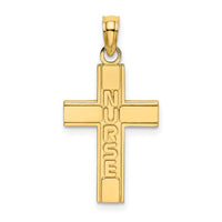 Load image into Gallery viewer, 14k Nurse Cross Charm
