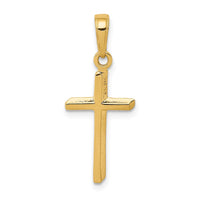 Load image into Gallery viewer, 14k Polished Cross Pendant

