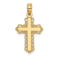 Load image into Gallery viewer, 14k Budded Cross Charm
