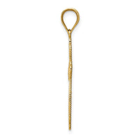 Load image into Gallery viewer, 14K Budded Cross Pendant
