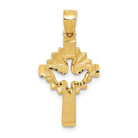 Load image into Gallery viewer, 14k Dove Cross Charm

