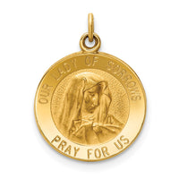 Load image into Gallery viewer, 14k Our Lady of Sorrows Medal Charm
