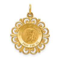 Load image into Gallery viewer, 14k Our Lady of Sorrows Medal Pendant

